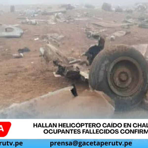 Hallan helicóptero caído en Chala con 15 ocupantes fallecidos confirmados