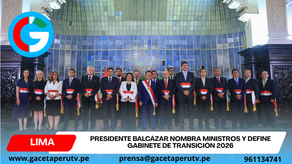 Balcázar toma juramento a gabinete con Denisse Miralles como premier