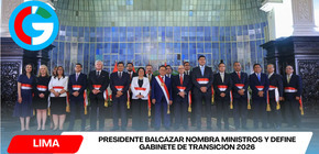 Balcázar toma juramento a gabinete con Denisse Miralles como premier