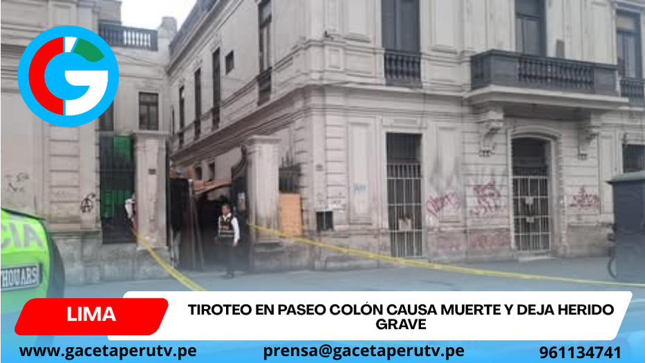 Balacera en bar clandestino de Lima deja un muerto más