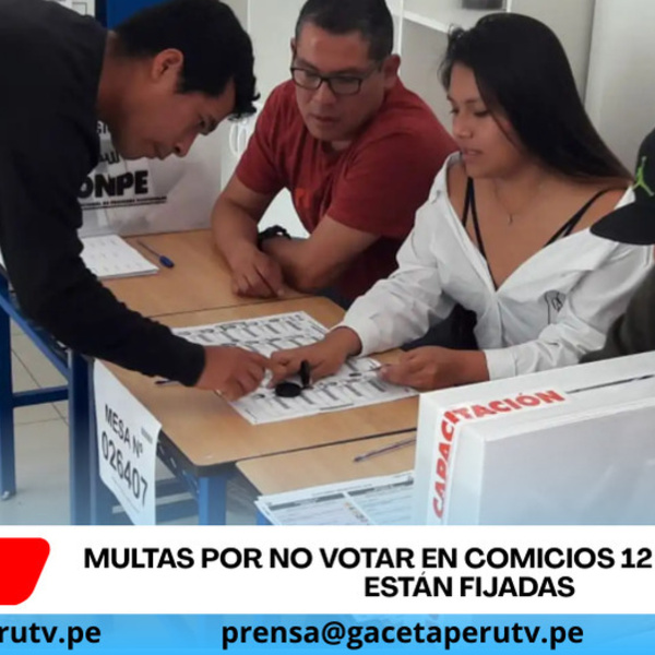 Multas por no votar en comicios 12 de abril 2026 están fijadas