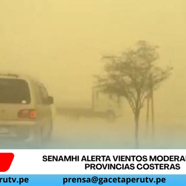 Senamhi alerta vientos moderados en 13 provincias costeras del Perú
