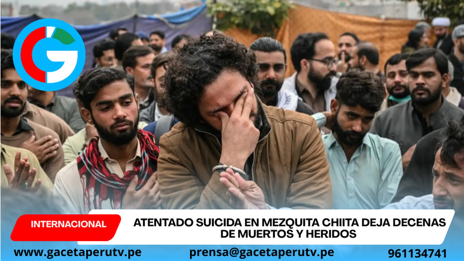Atentado suicida en mezquita chiita deja decenas de muertos y heridos