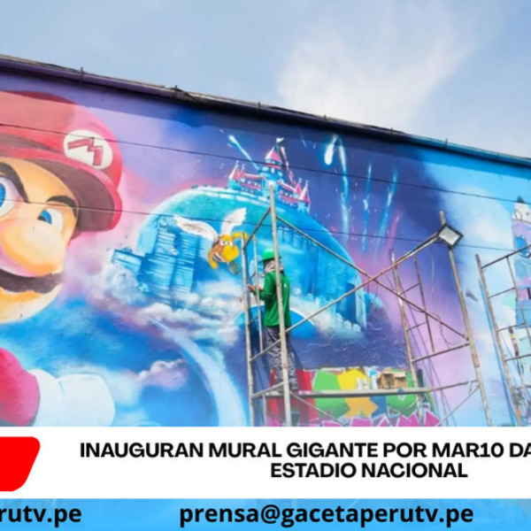 Inauguran mural gigante por MAR10 Day frente al Estadio Nacional