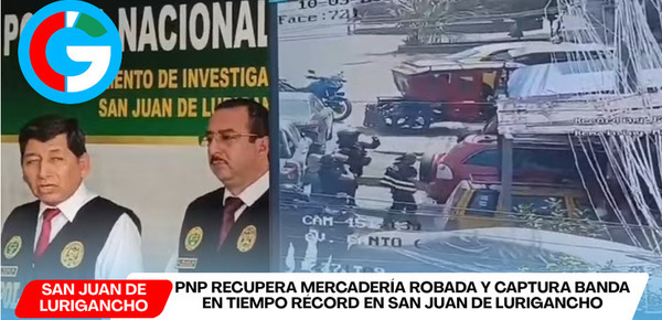 Policía recupera mercadería robada valorizada en más de S/30 mil en SJL