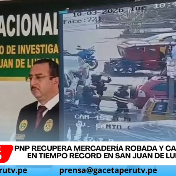 Policía recupera mercadería robada valorizada en más de S/30 mil en SJL