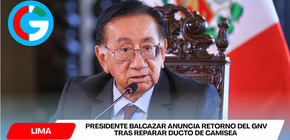 Gobierno confirma retorno progresivo del GNV tras reparación del ducto