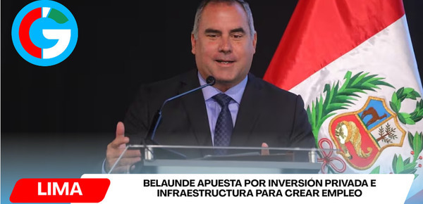 Belaunde propone shock de inversiones para generar empleo en Perú