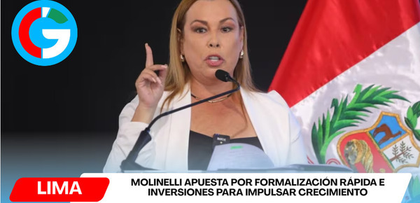 Molinelli propone formalización en 24 horas y destrabar inversiones clave