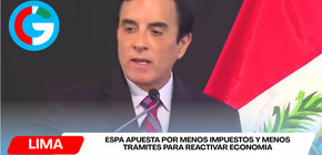 Carlos Espá propone eliminar trámites y reducir impuestos para crecer