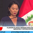 Keiko Fujimori propone shock desregulatorio para impulsar industria nacional