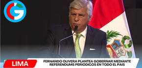 Fernando Olivera propone gobernar con referéndums cada seis meses en Perú