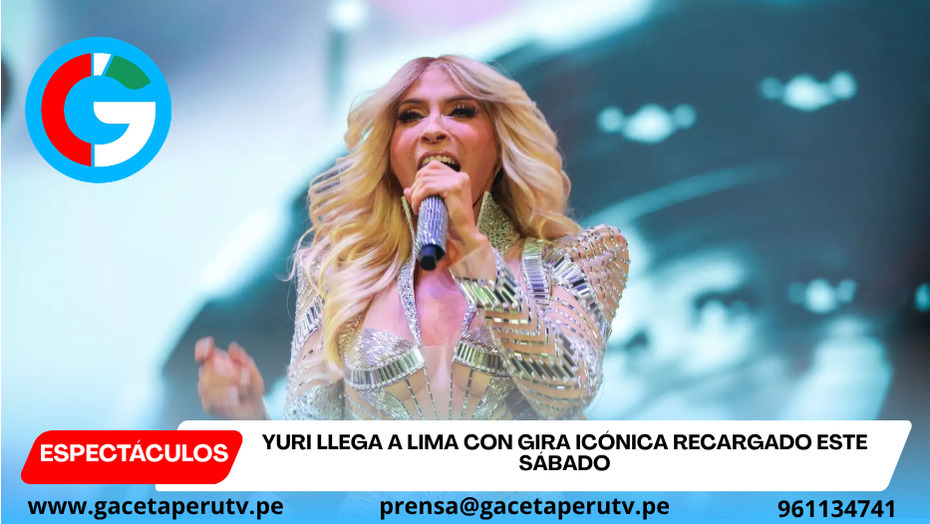 Yuri llega a Lima con gira Icónica recargado este sábado