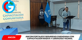 Ancón impulsa capacitación masiva para enfrentar inseguridad con participación ciudadana