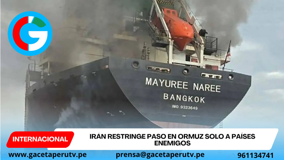 Irán restringe paso en Ormuz solo a países enemigos