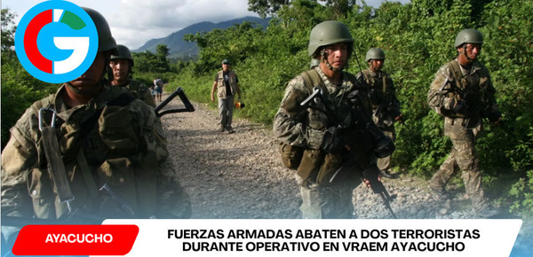 Abaten a dos terroristas en operativo militar en el VRAEM Ayacucho
