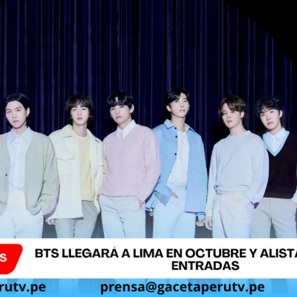 BTS llegará a Lima en octubre y alistan venta de entradas