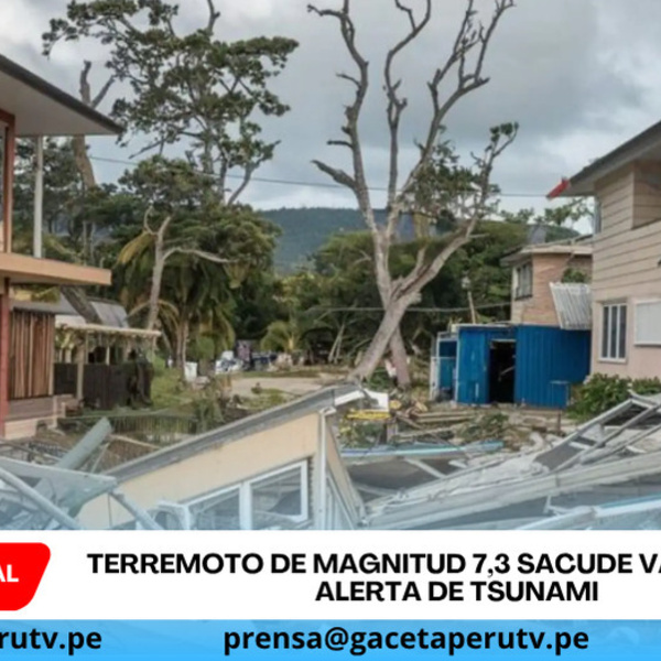 Terremoto de magnitud 7,3 sacude Vanuatu sin alerta de tsunami