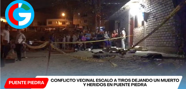 Joven asesinado a balazos tras discusión con vecino en Puente Piedra