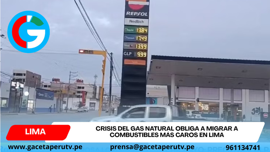 Escasez de GNV dispara precio del GLP hasta diez soles galón