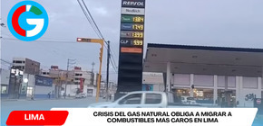 Escasez de GNV dispara precio del GLP hasta diez soles galón