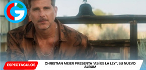 Christian Meier presenta “Así es la ley”, su nuevo álbum