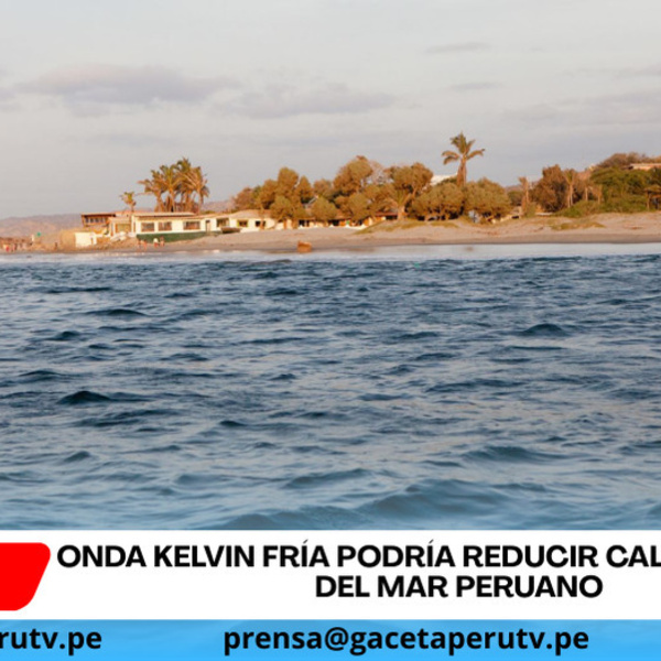 Onda Kelvin fría podría reducir calentamiento del mar peruano