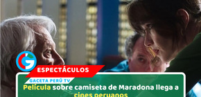Película sobre camiseta de Maradona llega a cines peruanos