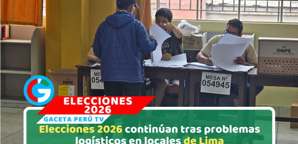 JNE amplía votación tras fallas en instalación de mesas en Lima