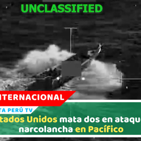 Estados Unidos mata dos en ataque a narcolancha en Pacífico