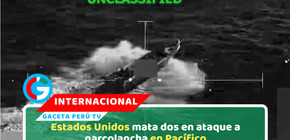 Estados Unidos mata dos en ataque a narcolancha en Pacífico