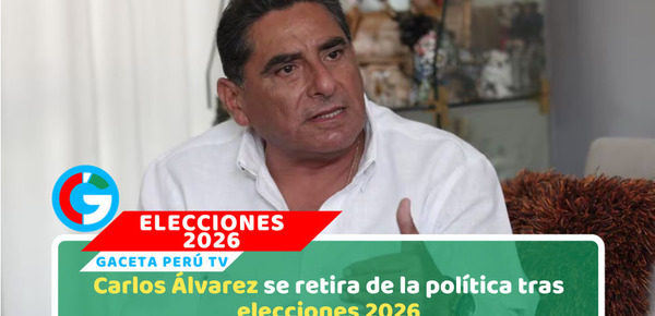 Carlos Álvarez anuncia retiro tras derrota en elecciones 2026