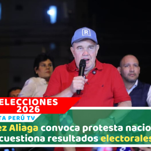 López Aliaga amenaza con marcha nacional y denuncia fraude electoral