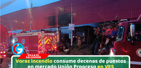 Incendio en Villa El Salvador destruye 30 puestos comerciales