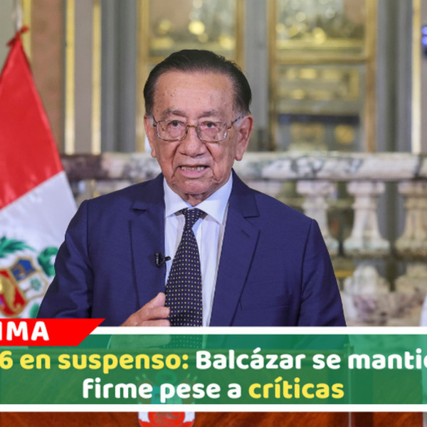 Balcázar ratifica que no comprará F-16 y responde a excanciller