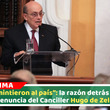Renuncia Hugo de Zela: acusa a Balcázar de mentir en el tema de aviones de Combate F-16