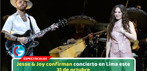 Jesse & Joy confirman concierto en Lima este 31 de octubre