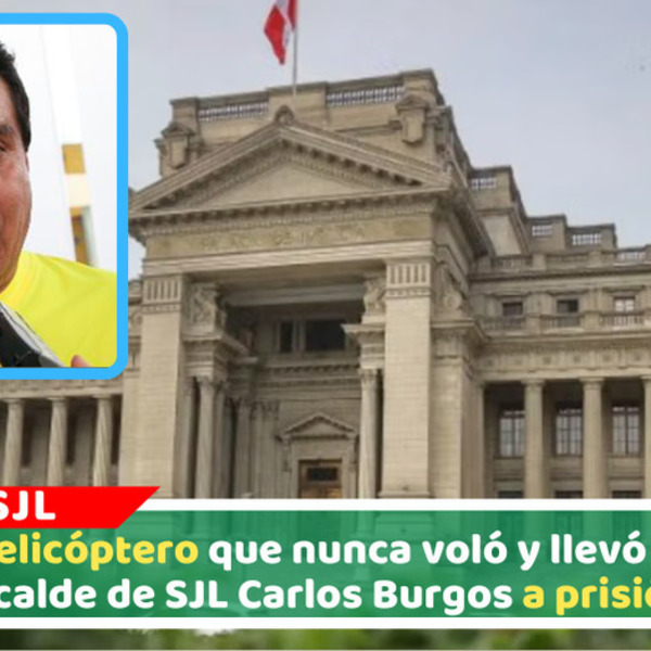 Ex alcalde Carlos Burgos recibe 9 años por compra irregular de helicóptero