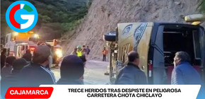 Accidente en carretera Chota Chiclayo deja 13 heridos y alarma