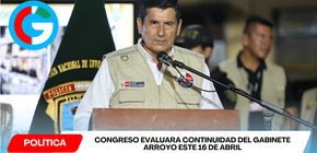 Gabinete Arroyo pedirá voto de confianza al Congreso el 16 de abril