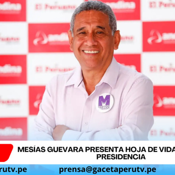 Mesías Guevara busca la presidencia con experiencia política y técnica