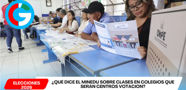 ¿Qué dice el Minedu sobre clases en colegios que serán centros votación?