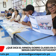 ¿Qué dice el Minedu sobre clases en colegios que serán centros votación?