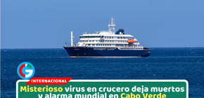 Crucero con posible brote de hantavirus mantiene 149 pasajeros