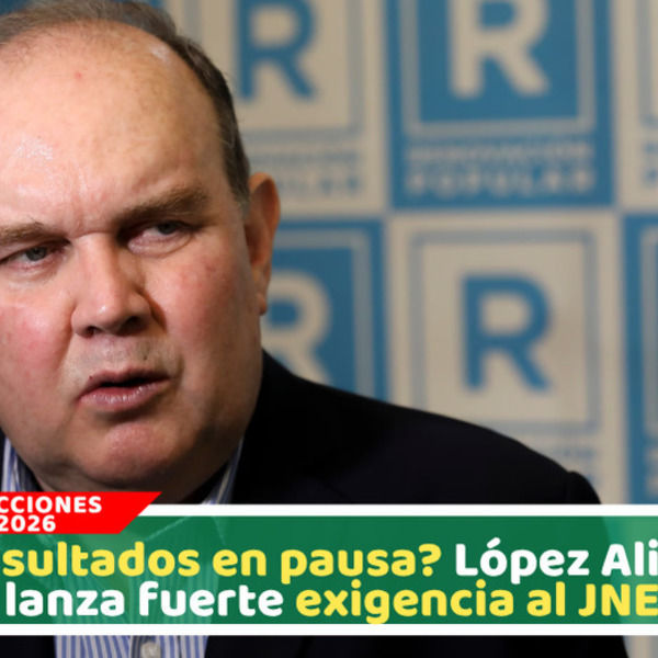 López Aliaga pide al JNE no publicar resultados sin auditoría