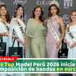 Miss top model perú realizó imposición de bandas a candidatas que avanzan a la etapa preliminar