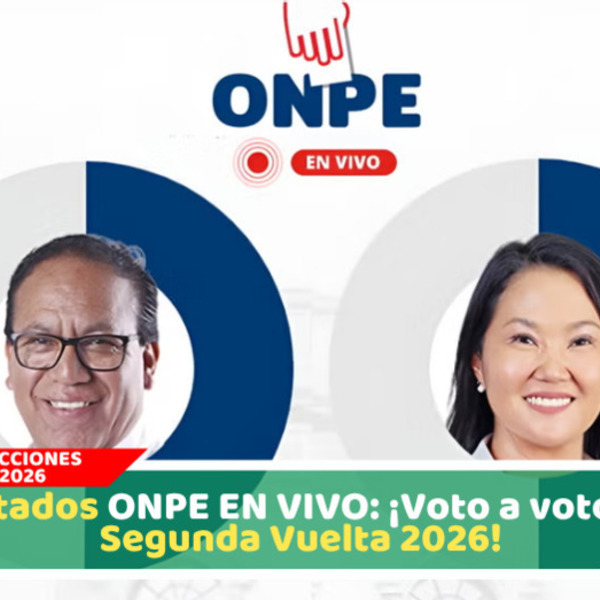 Resultados ONPE EN VIVO: ¡Voto a voto en la Segunda Vuelta 2026!