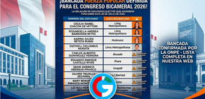 Conozca a los Diputados de Fuerza Popular que ejercerán desde el 28 de Julio 2026