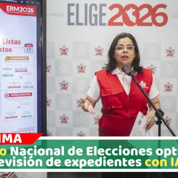 JNE procesa el 99.9% de solicitudes de inscripción para comicios Regionales y Municipales
