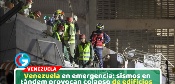 Doble terremoto en Venezuela deja 164 fallecidos y 971 heridos